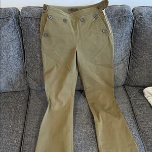 Helmut Lang Olive Green Trousers